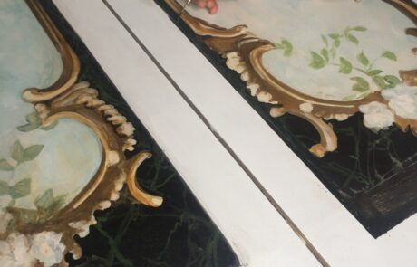 Lettres Et Couleurs Peinture Interieur A Blois Renovation Dun Decors De Magasin Debut XXeme Lettres Et Couleurs